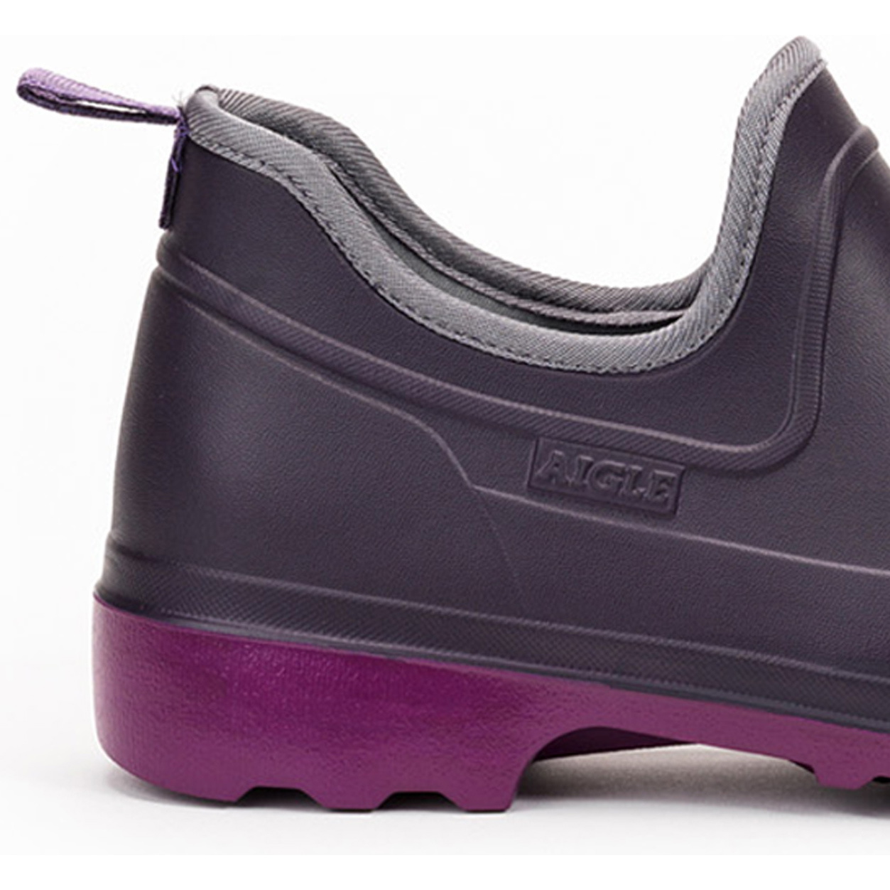 Aigle Womens Taden Plus Clogs - Aubergine / Dahlia